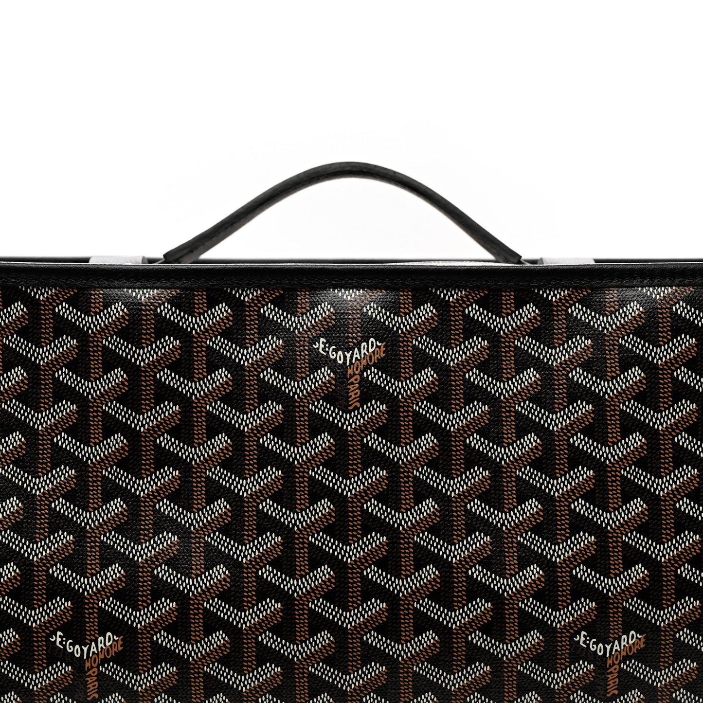 Goyardine Caravelle 50 Folding Suitcase Black