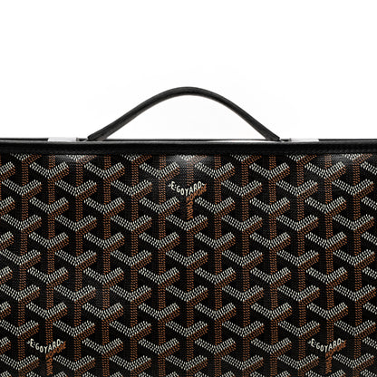 Goyard Goyardine Caravelle 50 Folding Suitcase Black 7 of 7