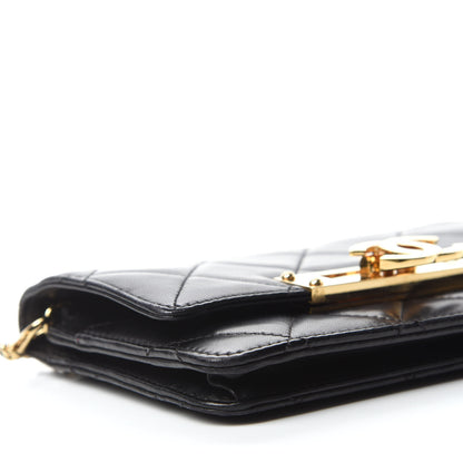Chanel Lambskin Quilted Golden Class Wallet on Chain WOC Black 6 of 13