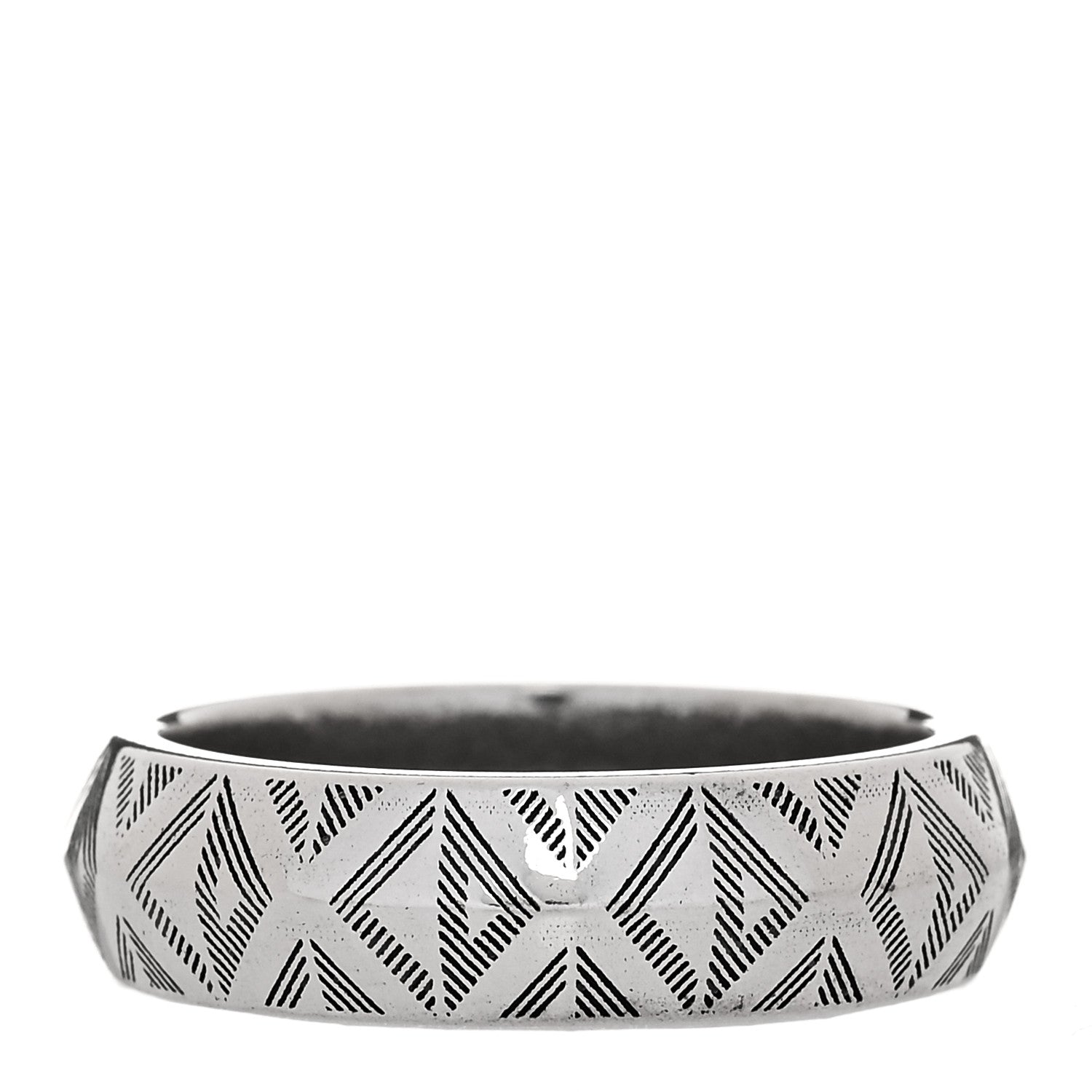 Christian Dior Sterling Silver CD Diamond Band Ring 59 8.75 1 of 5