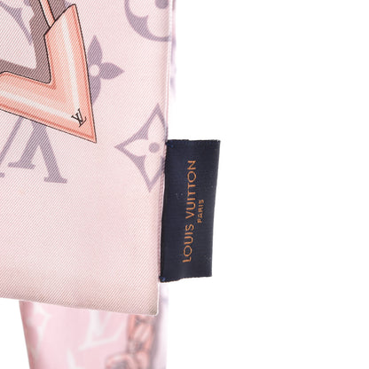 Louis Vuitton Silk Monogram Confidential Bandeau Light Pink 5 of 8