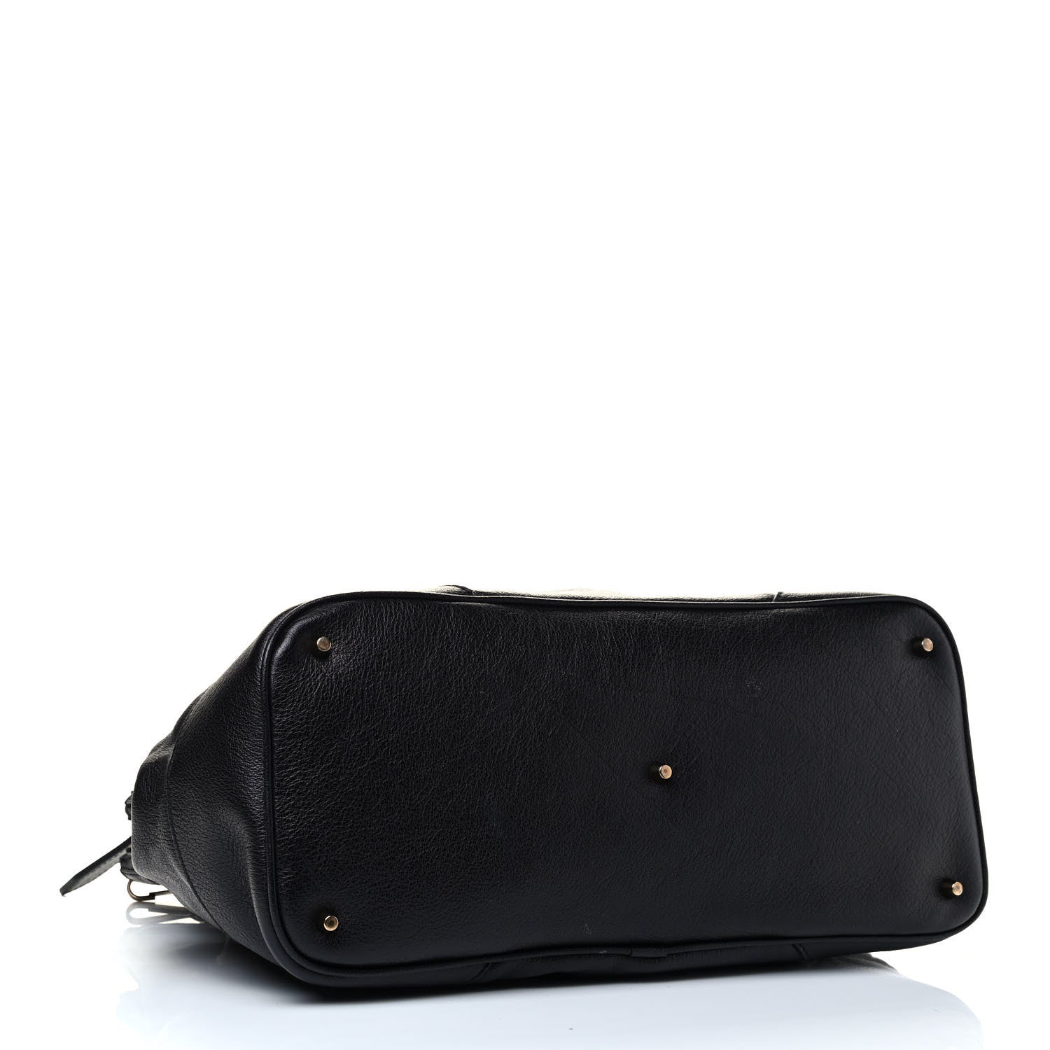 Burberry Grainy Calfskin Medium Larsen Bowling Bag Black 3 of 4