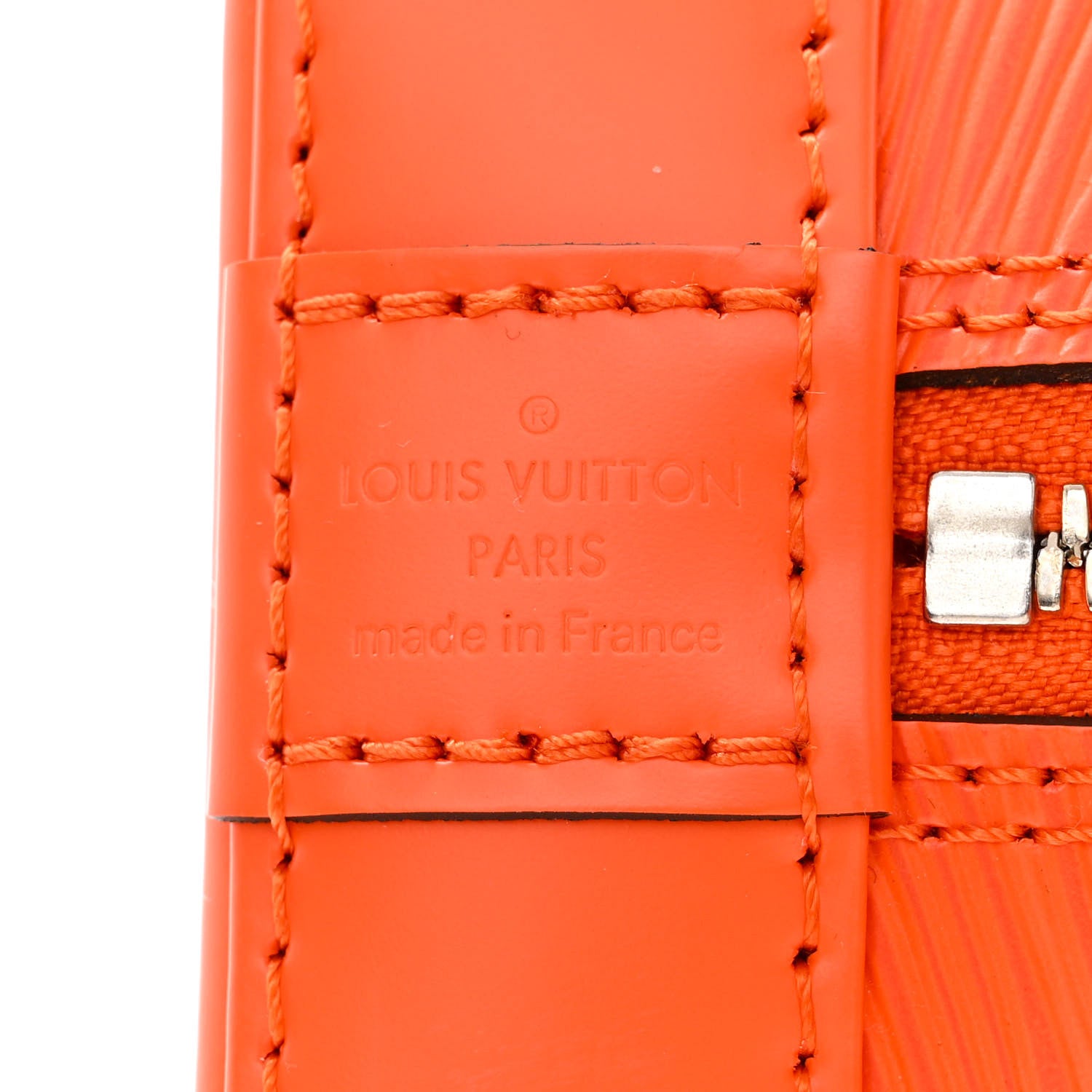 Louis Vuitton Epi Jacquard Alma BB Orange 6 of 11