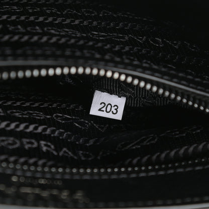 Prada Glace Calfskin Studded Crossbody Black 8 of 11