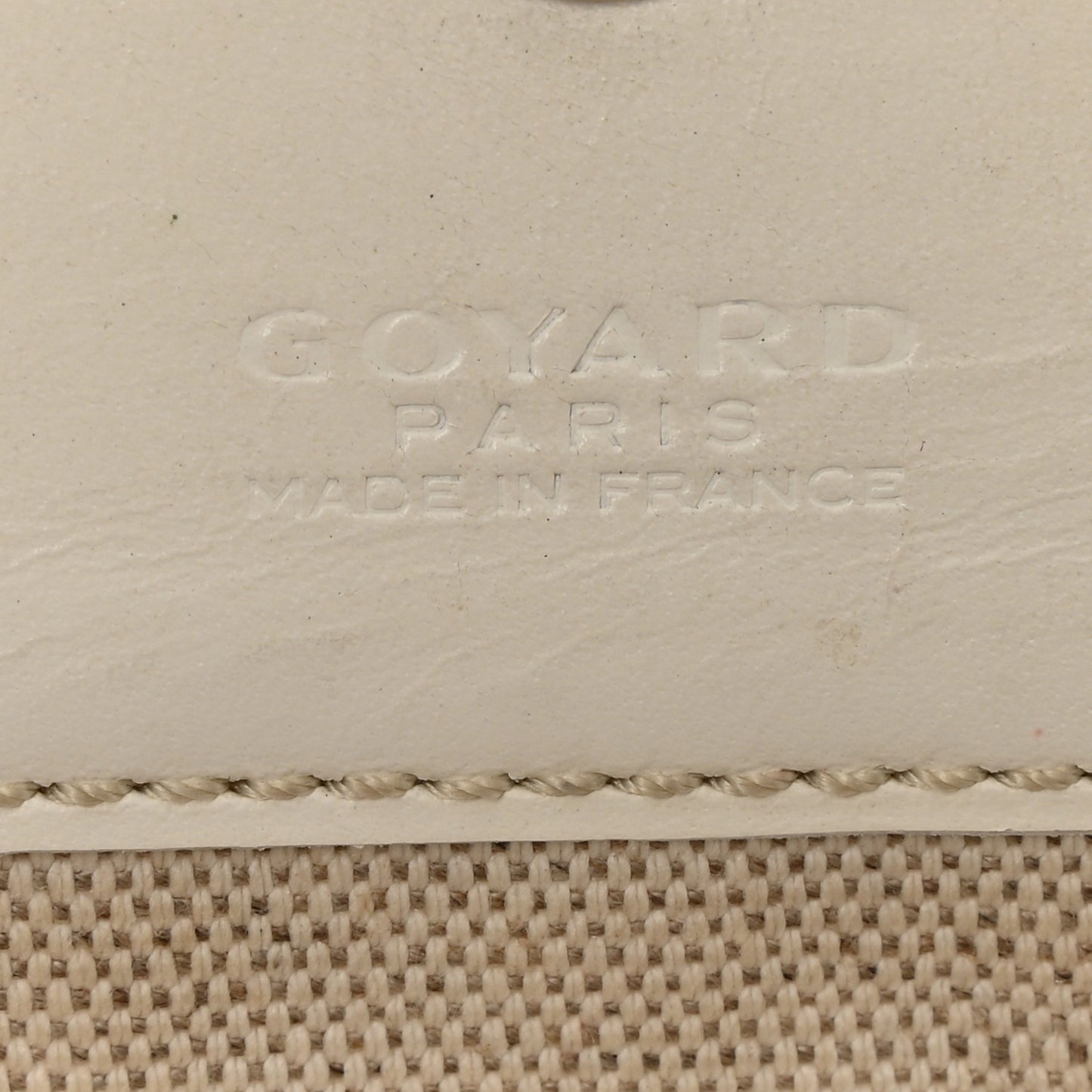 Goyardine Saint Louis PM White