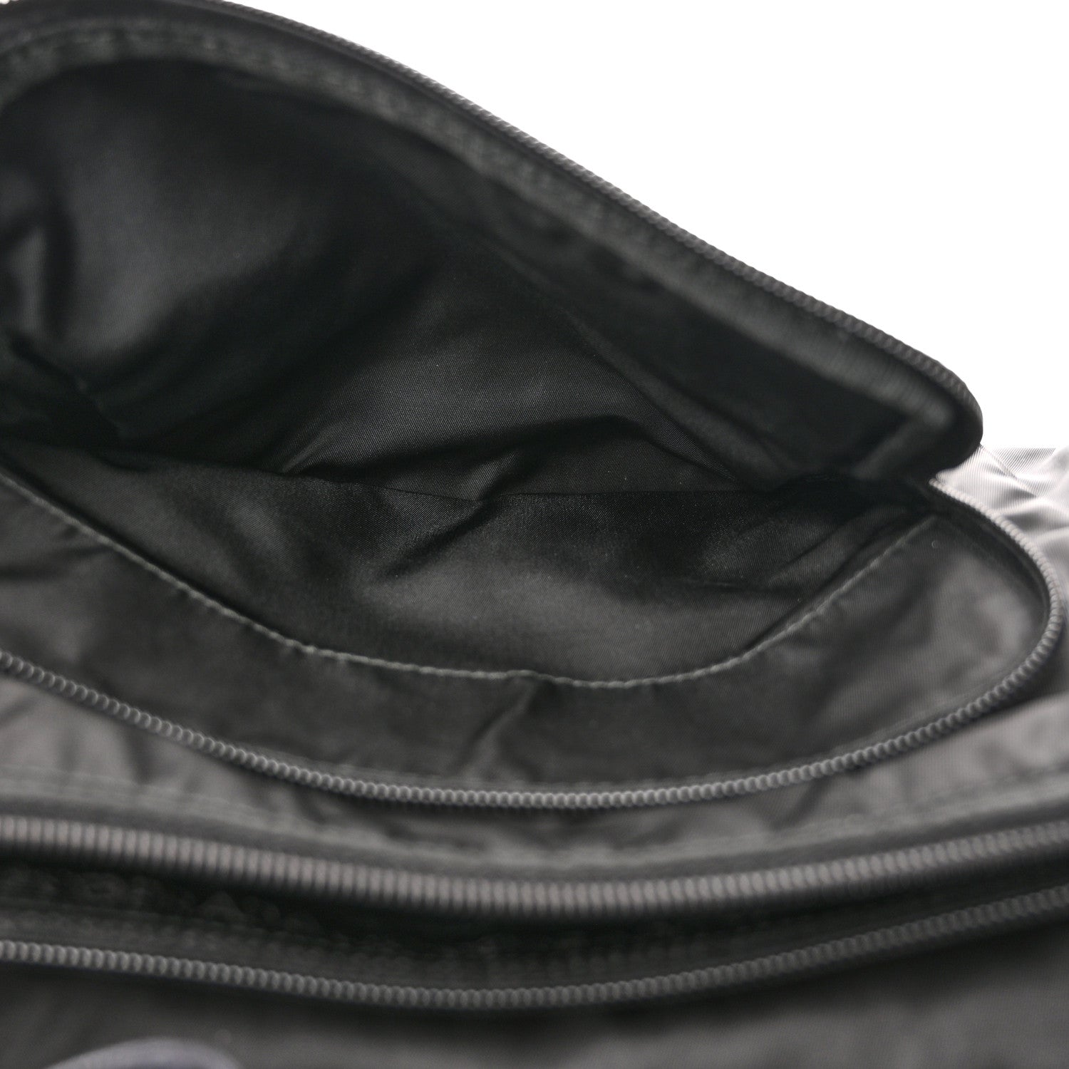 Prada Nylon Vela Messenger Bag Black 6 of 9