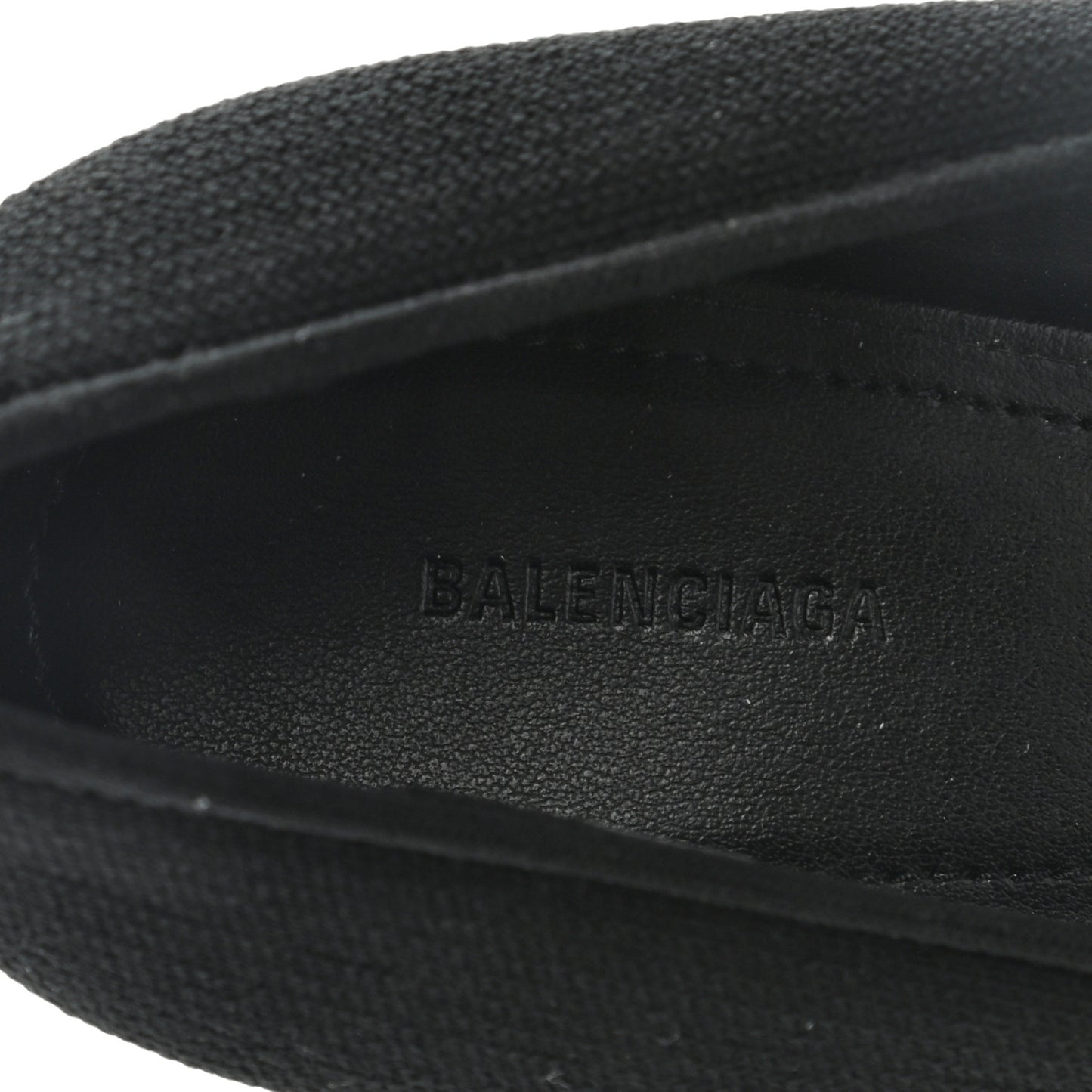 Recycled Knit Logo Knife 80mm Pumps 37 Black White