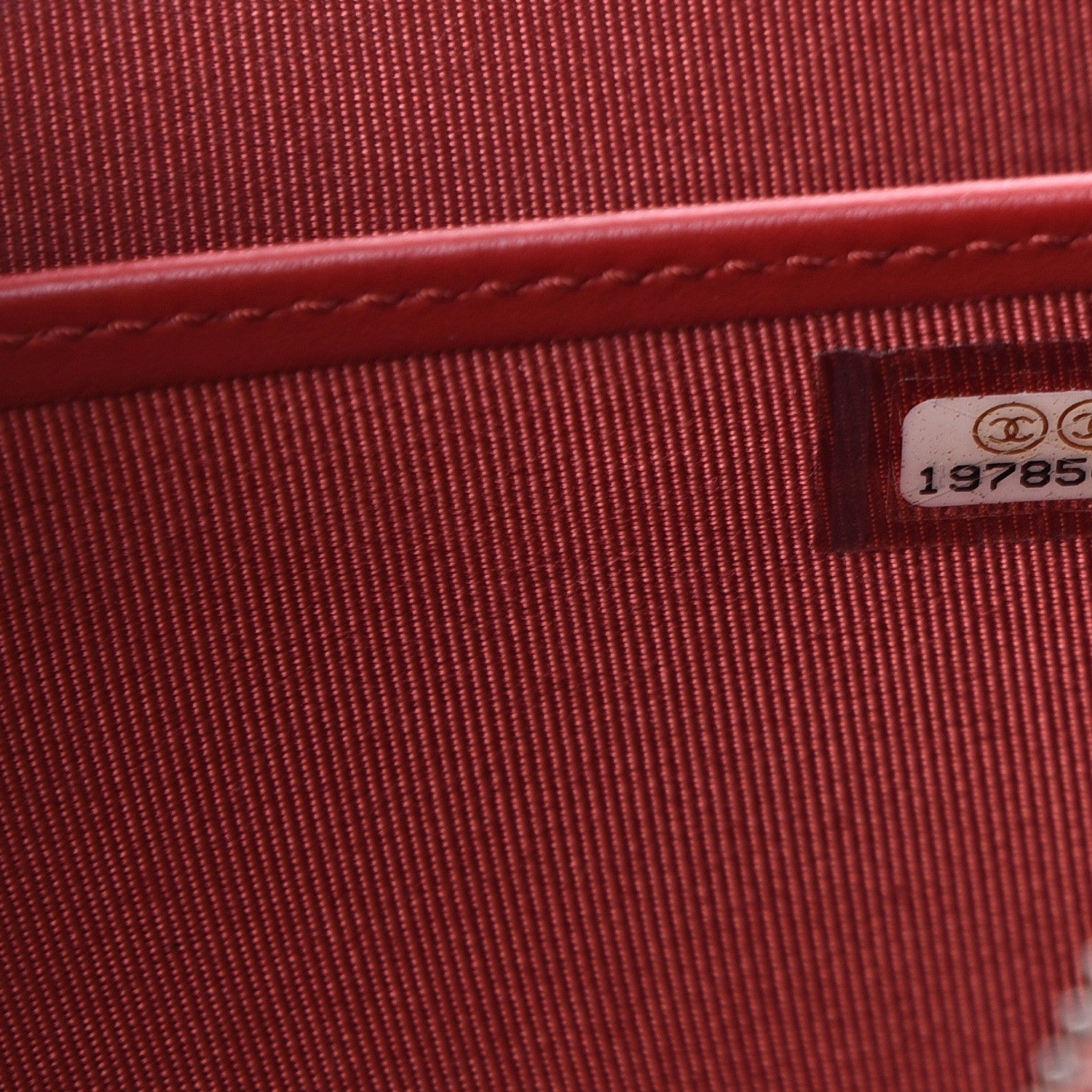 Chanel Caviar Quilted Large Gusset Zip Around Wallet Red 7 of 13
