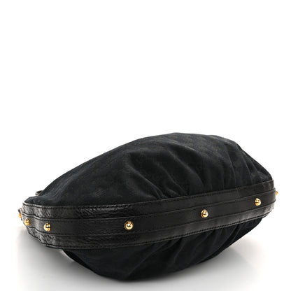 Gucci Monogram Medium Interlocking Hobo Black 4 of 10