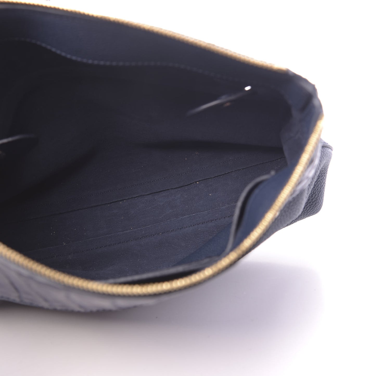 Calfskin Crocodile Cristie Satchel Navy