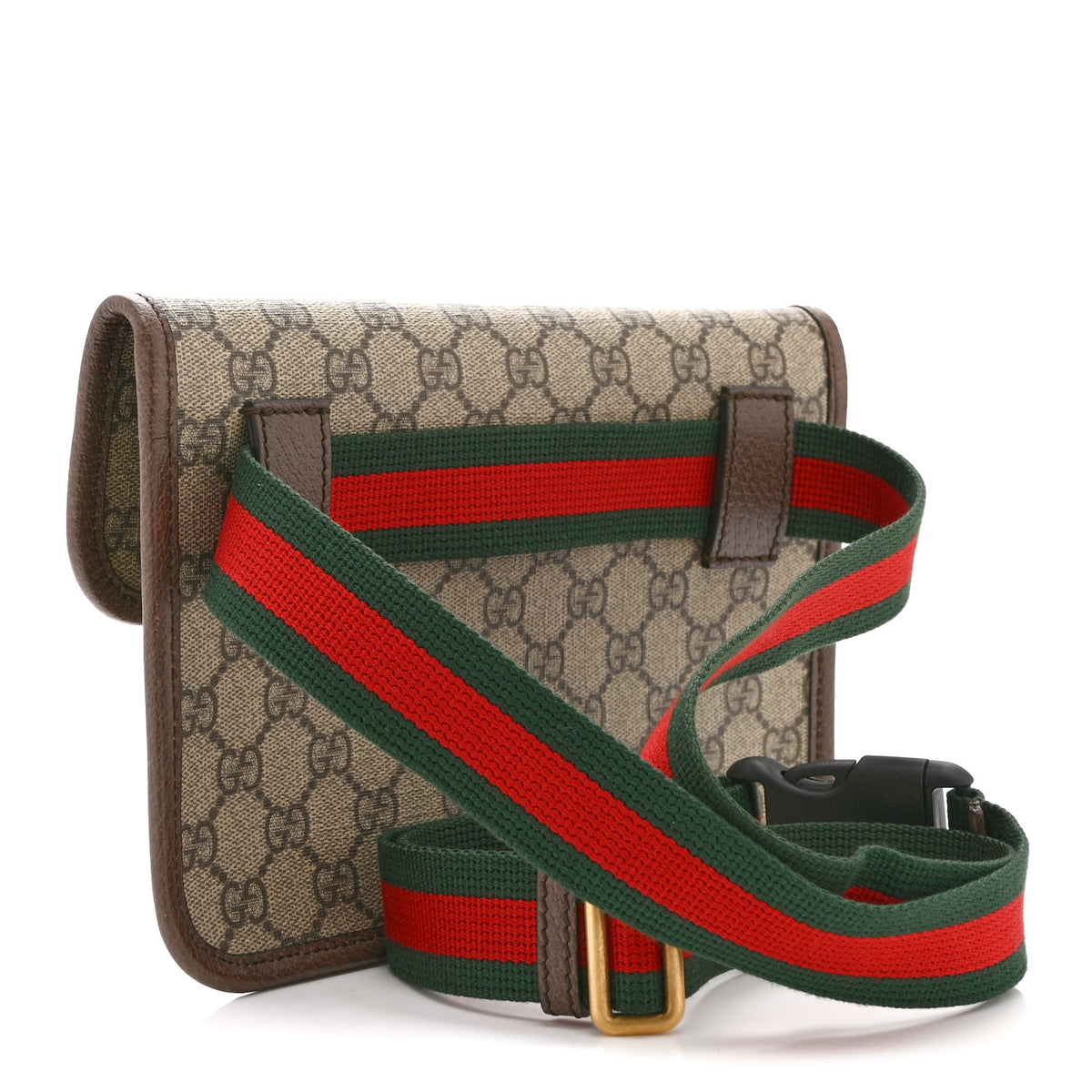 Gucci GG Supreme Monogram Neo Vintage Web Belt Bag Brown 3 of 11