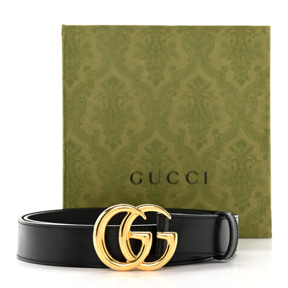 Gucci Plutone Calfskin Double G 30mm Belt 100 40 Black 11 of 11
