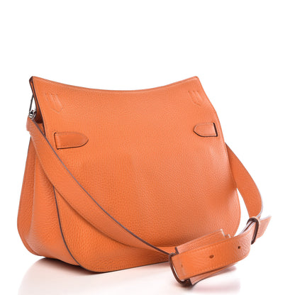 Hermes Taurillon Clemence Jypsiere 28 Orange 3 of 19