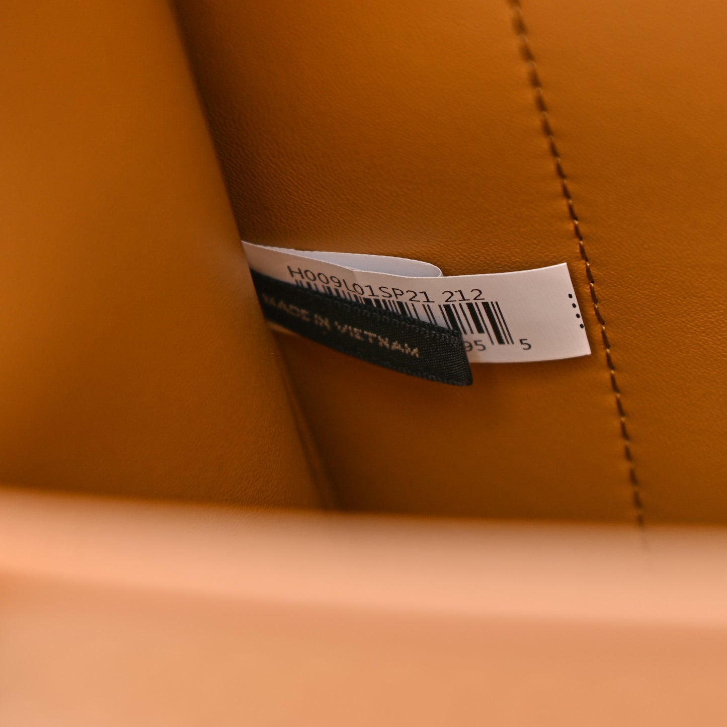 Grained Calfskin Small The Tote Bag Argan Oil