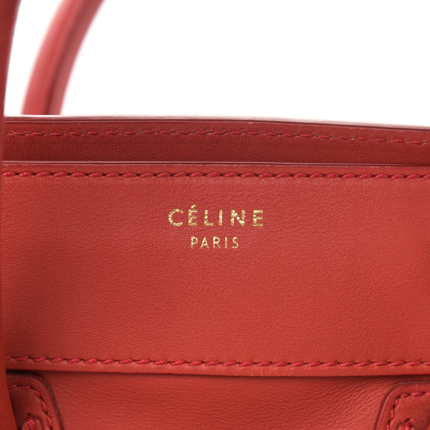 Smooth Calfskin Mini Luggage Red