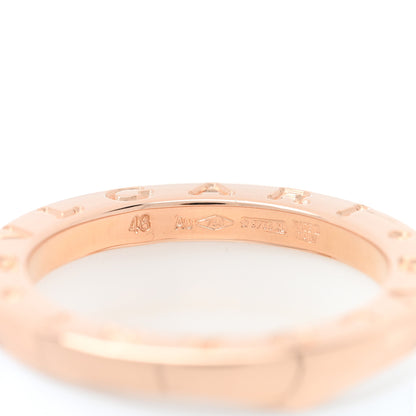 Bulgari 18K Rose Gold White Ceramic B.Zero1 Four-Band Ring 48 4.5 4 of 4