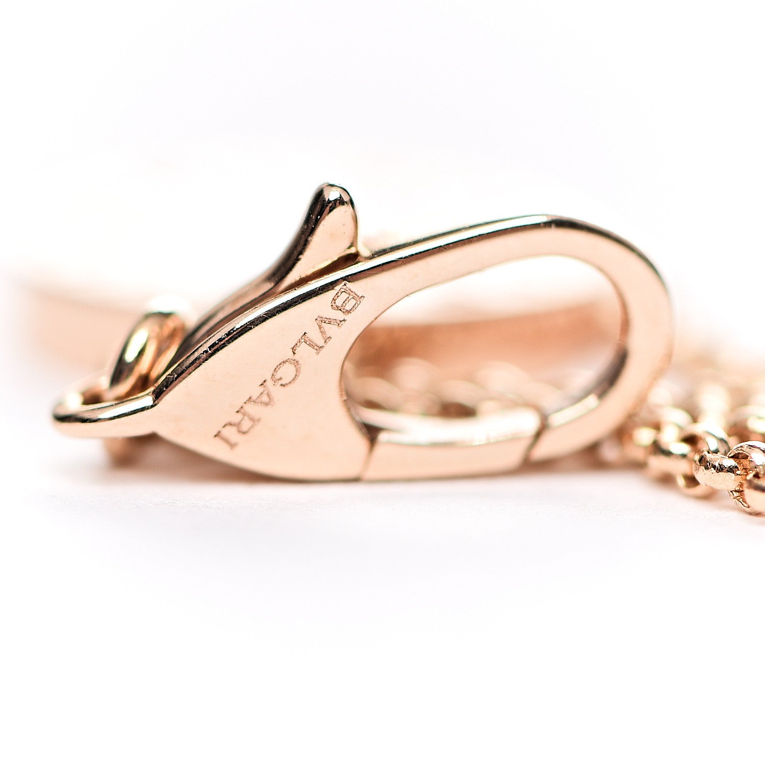 Bulgari 18K Rose Gold Mother of Pearl BVLGARI BVLGARI Chain Bracelet 4 of 5