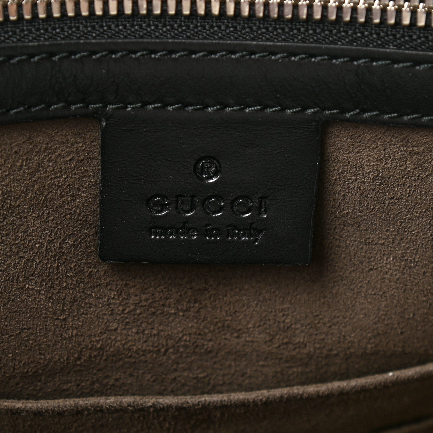 Gucci Guccissima Signature Briefcase Black 8 of 11