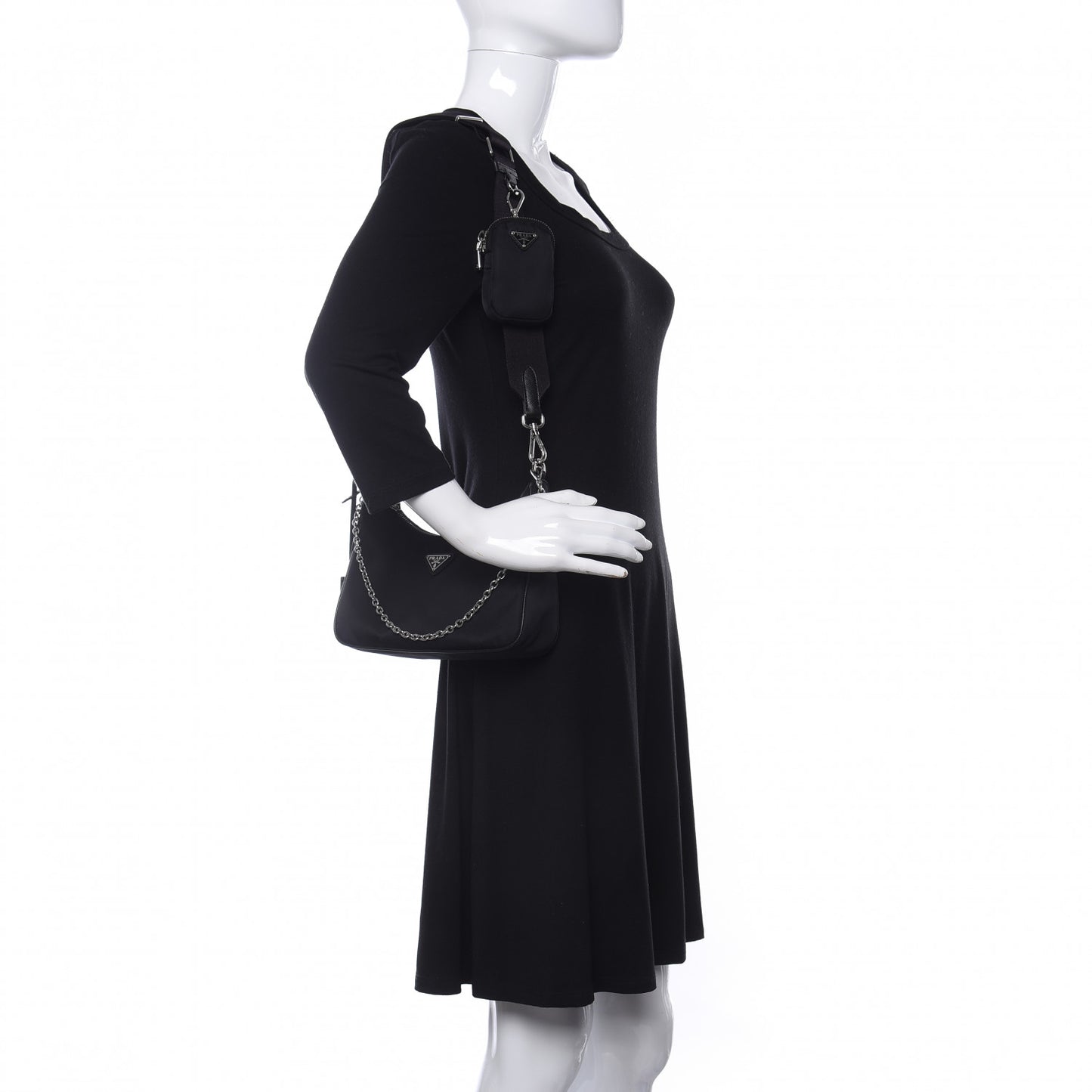 Nylon Re-Edition 2005 Shoulder Bag Black
