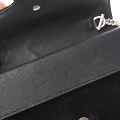 Gucci Velvet Crystal Super Mini Dionysus Shoulder Bag Black 8 of 12