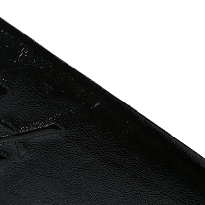 Saint Laurent Textured Patent Monogram Large Belle De Jour Clutch Black 11 of 12