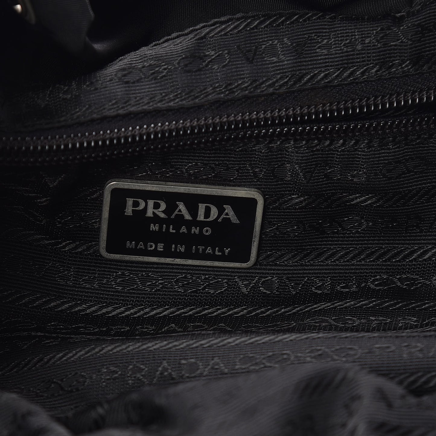 Nylon Vela Medium Backpack Black