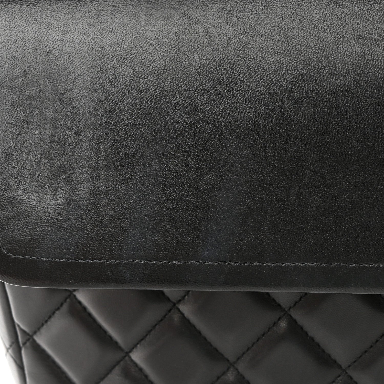 Chanel Lambskin Quilted Maxi Double Flap Black 18 of 22