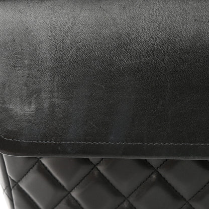 Chanel Lambskin Quilted Maxi Double Flap Black 18 of 22