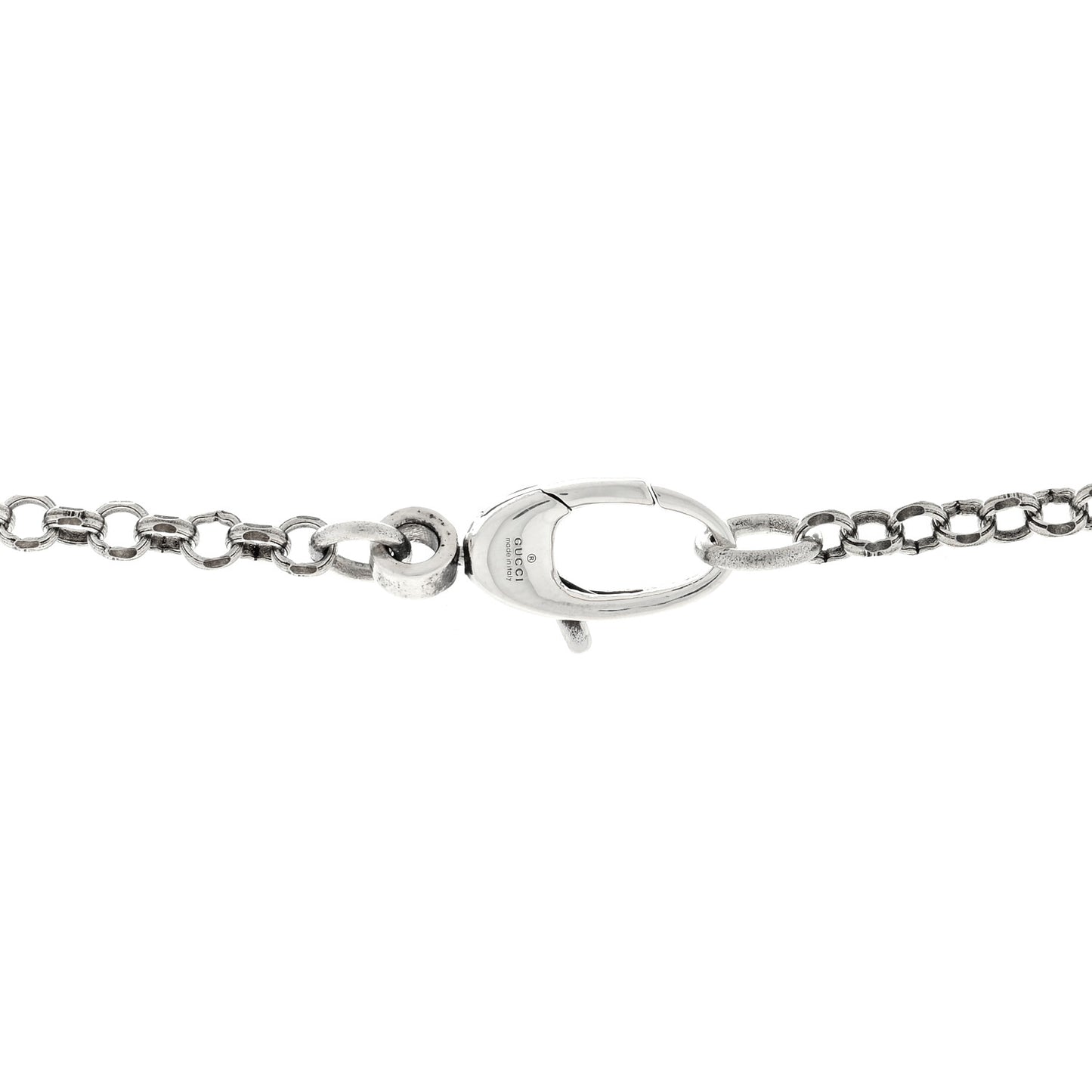 Sterling Silver Double G Key Pendant Necklace