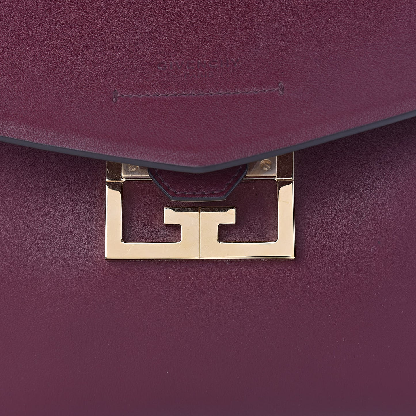 Calfskin Small Mystic Shoulder Bag Aubergine