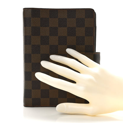 Louis Vuitton Damier Ebene Medium Ring Agenda Cover 2 of 6