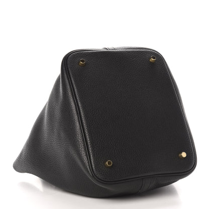 Hermes Taurillon Clemence Picotin Lock 22 MM Black 4 of 12