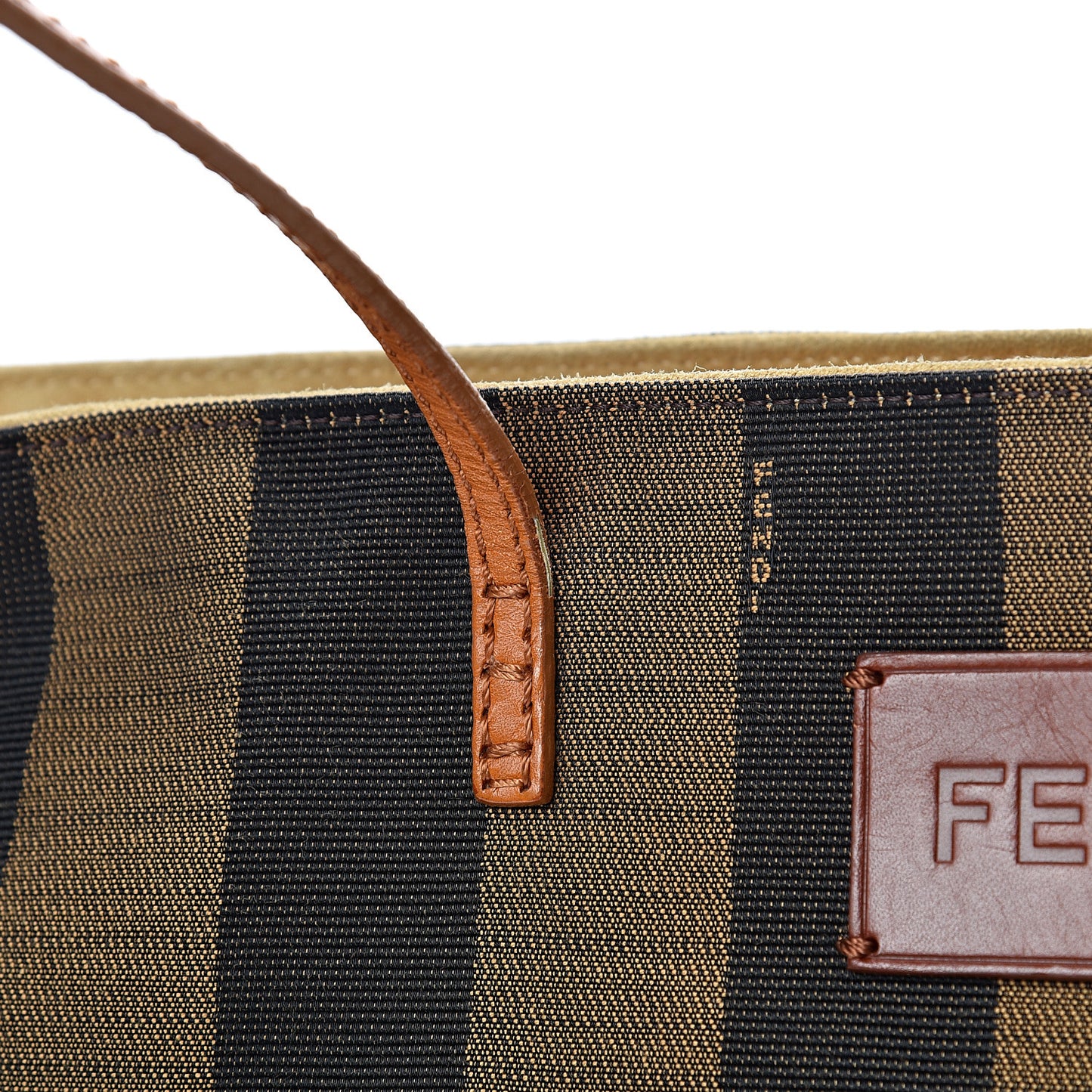 Pequin Cuoio Vegetale Medium Roll Tote Tobacco Cuoio Miele