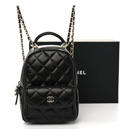 Chanel Caviar Quilted CC Mini Classic Backpack Black 11 of 11