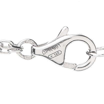 Cartier 18K White Gold 2 Diamond LOVE Necklace 4 of 6