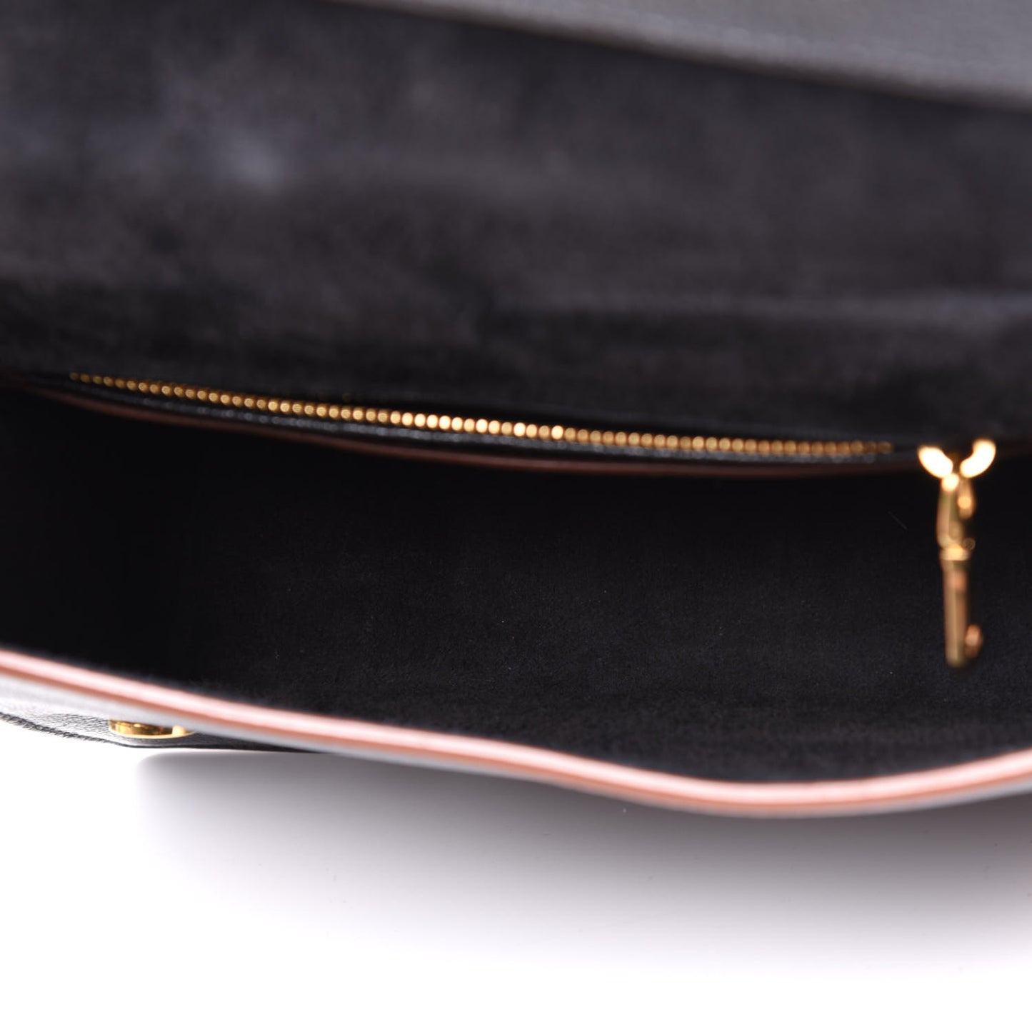 Goatskin Madras Soft Calf Crystal Embellished Shoulder Bag Black