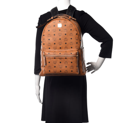 MCM Visetos Medium Stark Backpack Cognac 2 of 10