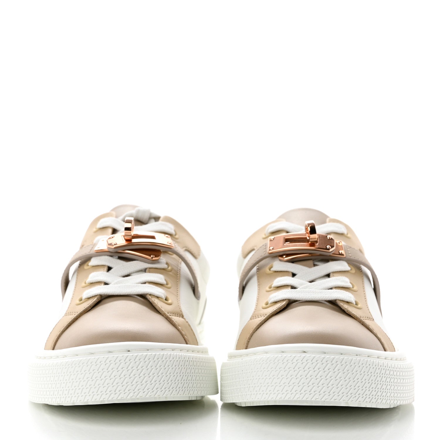 Hermes Calfskin Day Sneakers 36 Multicolor White 2 of 8