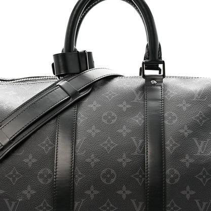 Louis Vuitton Monogram Eclipse Keepall Bandouliere 45 7 of 10