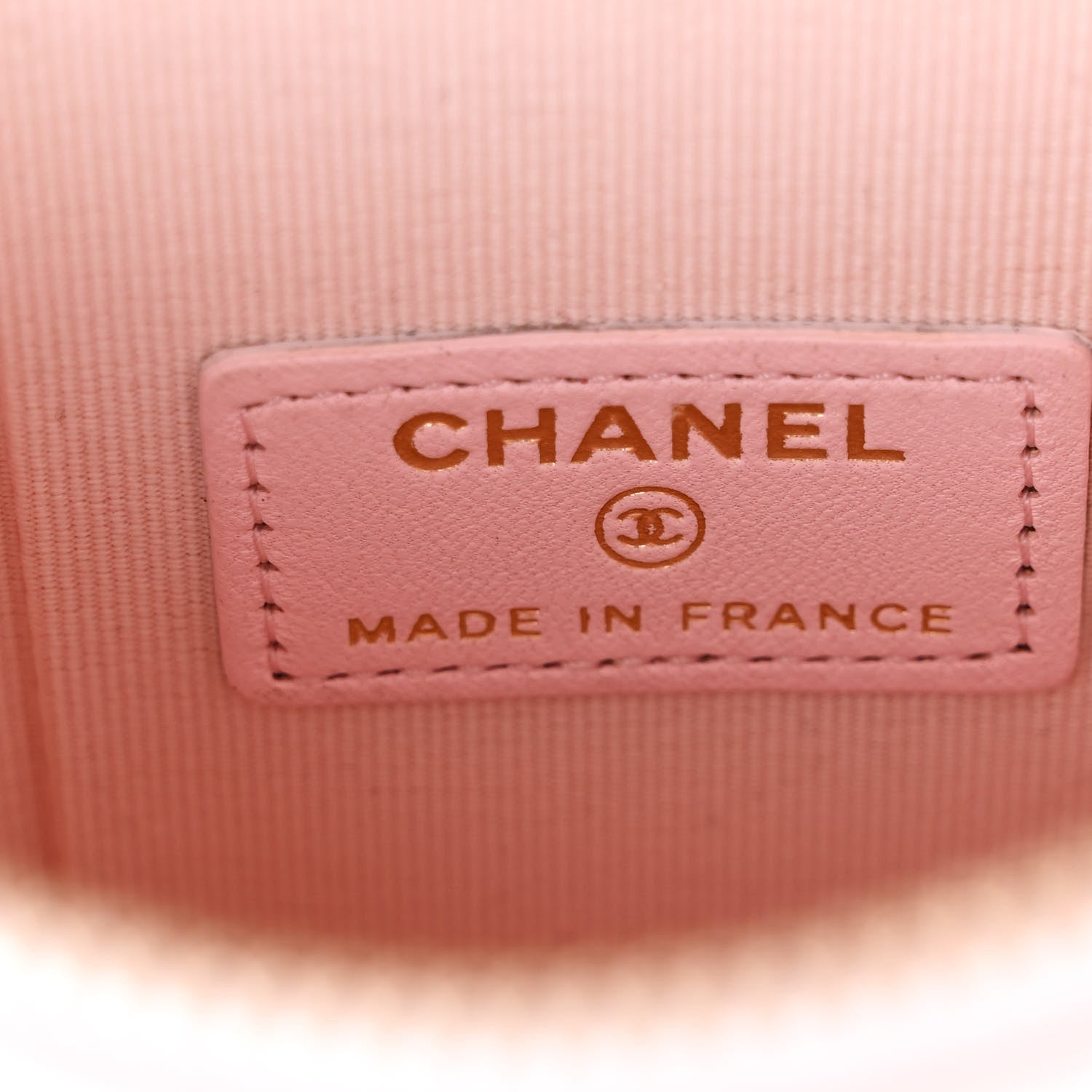 Chanel Lambskin Quilted Vertical Vanity Case With Chain Light Pink 6 of 14