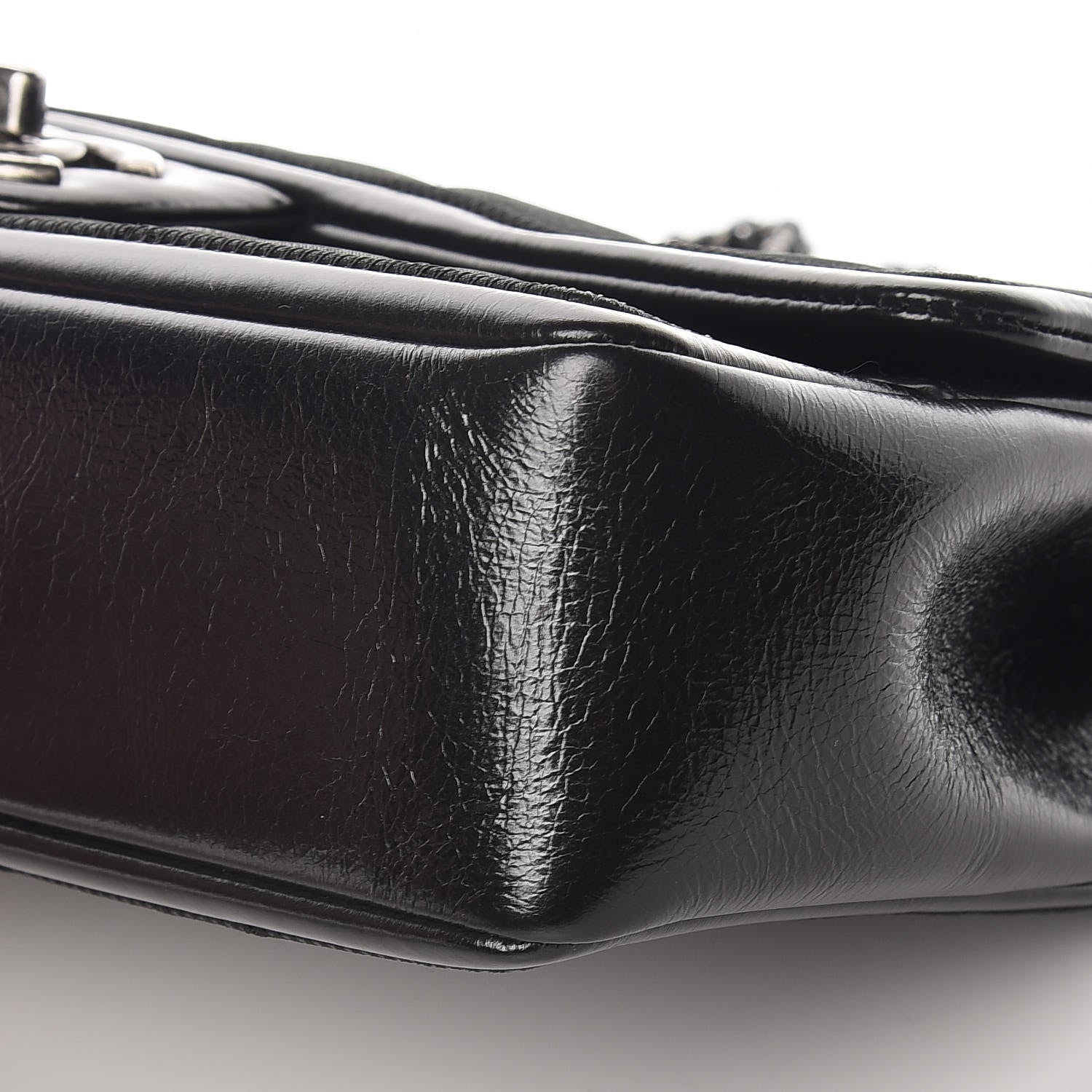 Chanel Iridescent Calfskin Flap Black 6 of 13