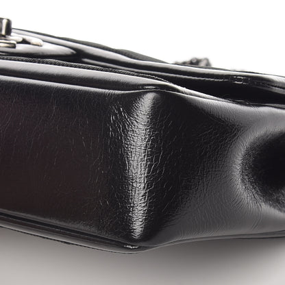 Chanel Iridescent Calfskin Flap Black 6 of 13