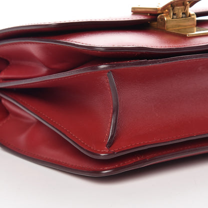 Celine Smooth Calfskin Small Classic Box Flap Bag Red 12 of 13