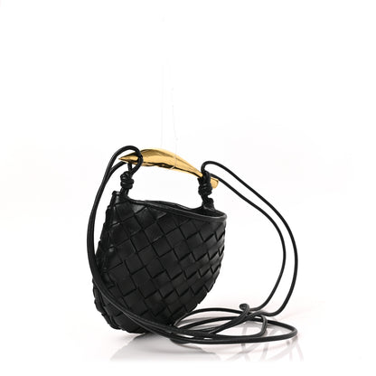 Bottega Veneta Nappa Intrecciato Mini Sardine Bag Black 3 of 9