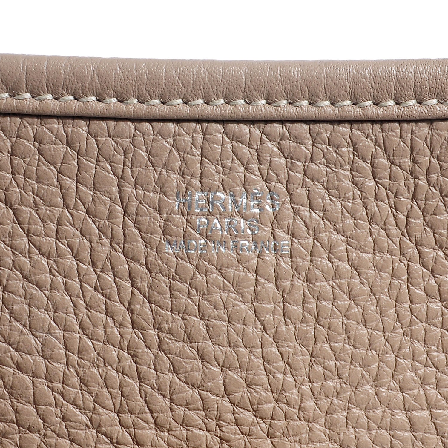 Hermes Taurillon Clemence Evelyne III GM Gris Tourterelle 6 of 15