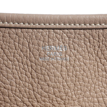 Hermes Taurillon Clemence Evelyne III GM Gris Tourterelle 6 of 15