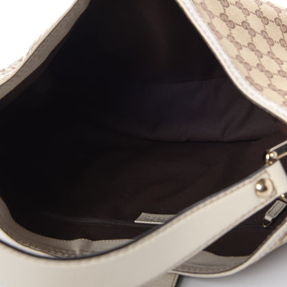 Gucci Monogram Large New Ladies Web Hobo Off White 5 of 7