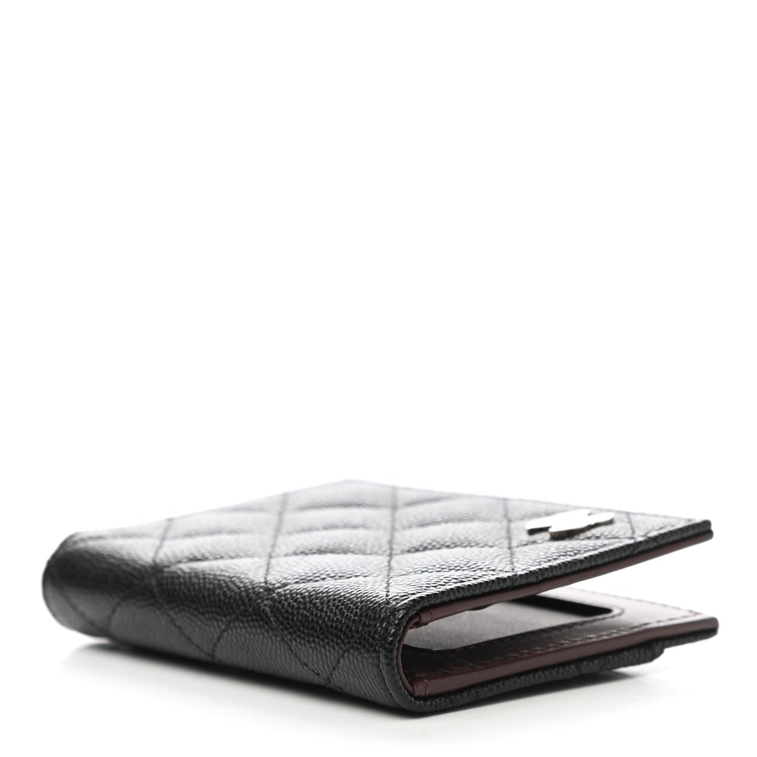 Chanel Caviar Quilted Card Holder Wallet Black 4 of 9