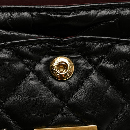 Chanel Aged Calfskin Lucky Charms 2.55 Reissue 224 Flap Black 11 of 11