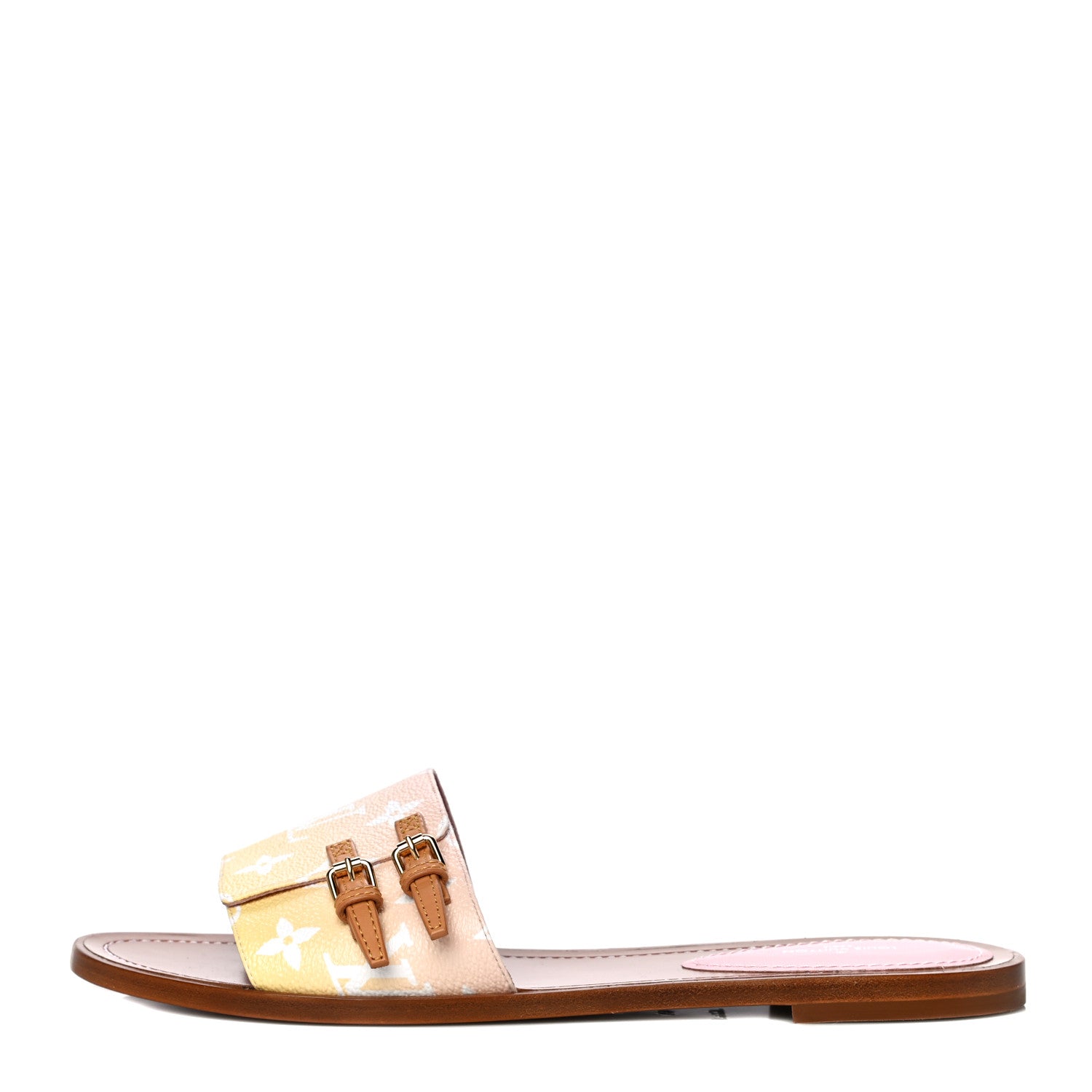 Louis Vuitton Monogram By The Pool Lock It Flat Mule 41 Pink 1 of 10